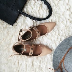 STEVE MADDEN Double Strap Flats